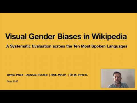 Visual gender biases in Wikipediaː A systematic evaluation across the ten most spoken languages